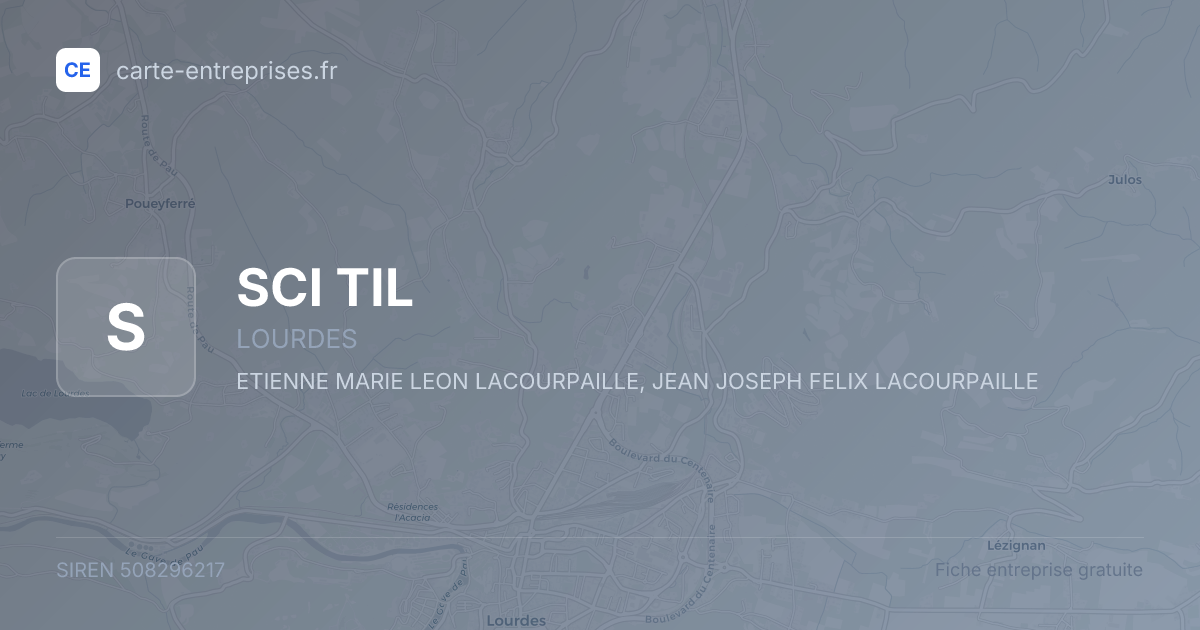 SCI TIL — 508296217 — fiche entreprise