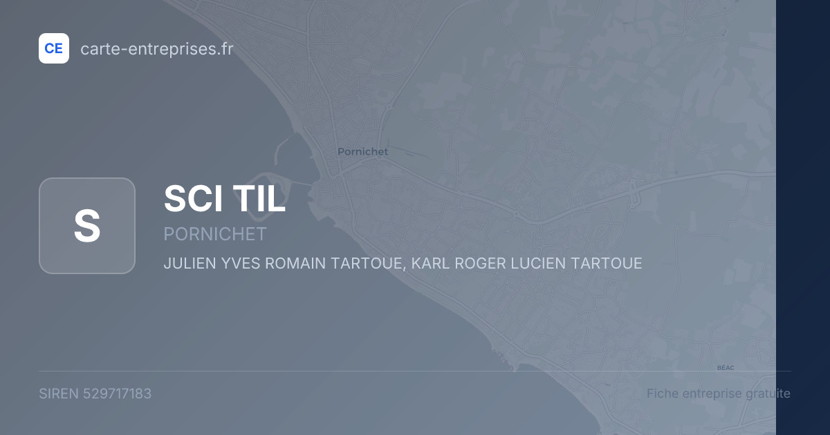 SCI TIL — 529717183 — fiche entreprise