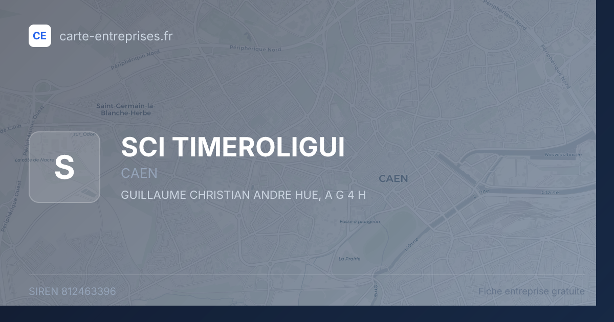 SCI TIMEROLIGUI — 812463396 — fiche entreprise