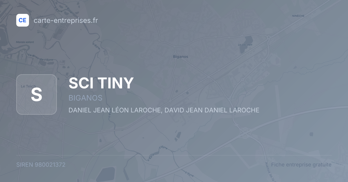 SCI TINY — 980021372 — fiche entreprise