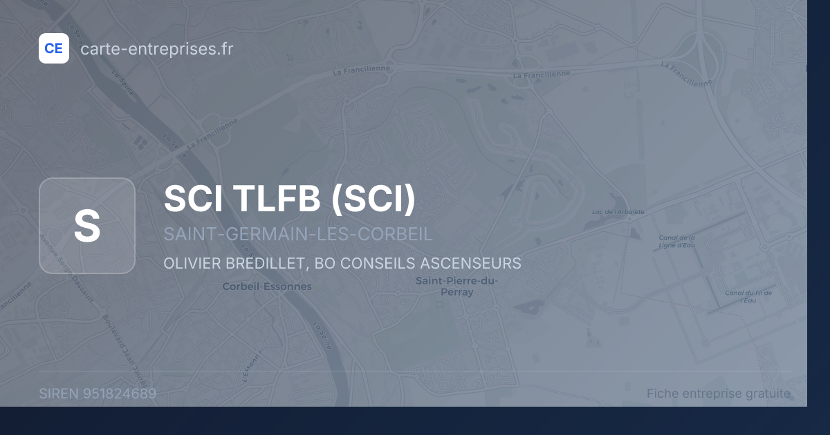 SCI TLFB (SCI) — 951824689 — fiche entreprise