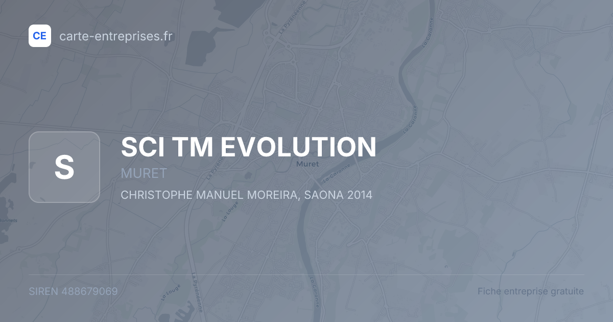 SCI TM EVOLUTION — 488679069 — fiche entreprise