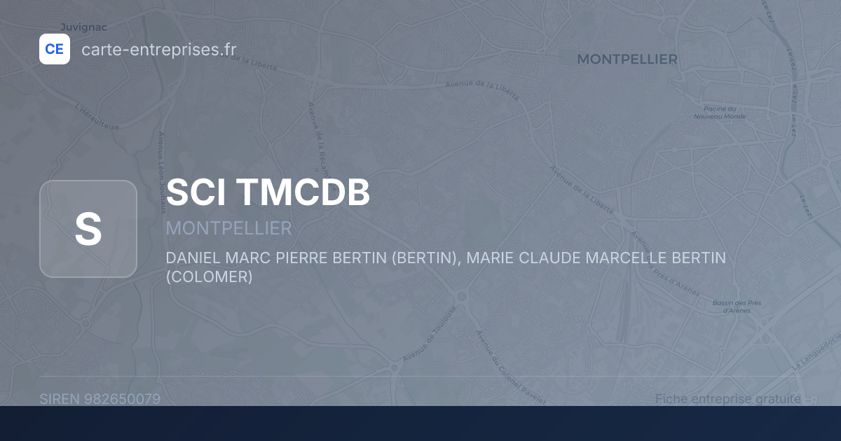 SCI  TMCDB — 982650079 — fiche entreprise