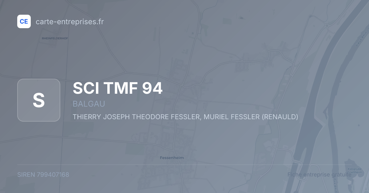 SCI TMF 94 — 799407168 — fiche entreprise