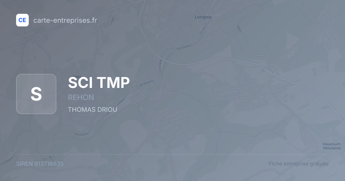 SCI TMP — 913716635 — fiche entreprise