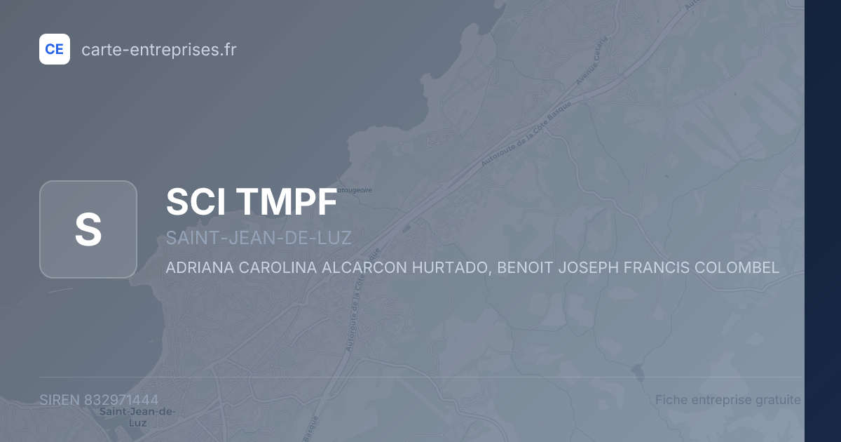 SCI TMPF — 832971444 — fiche entreprise