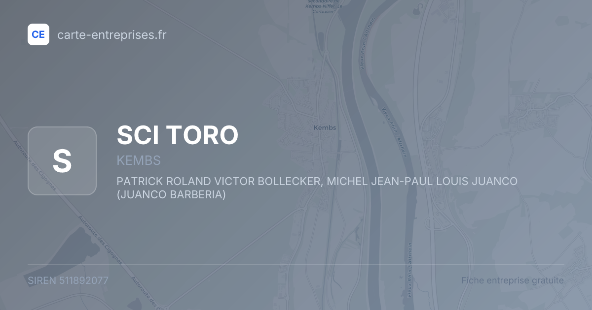 SCI TORO — 511892077 — fiche entreprise