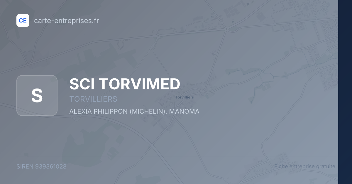 SCI TORVIMED — 939361028 — fiche entreprise