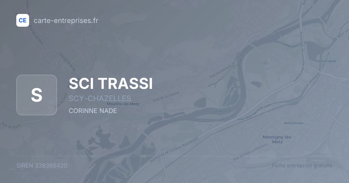 SCI TRASSI — 338366420 — fiche entreprise
