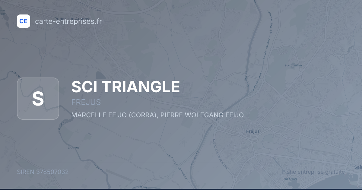 SCI TRIANGLE — 378507032 — fiche entreprise