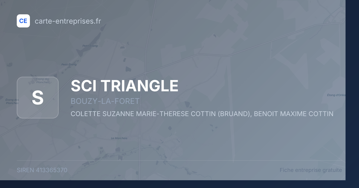SCI TRIANGLE — 413365370 — fiche entreprise