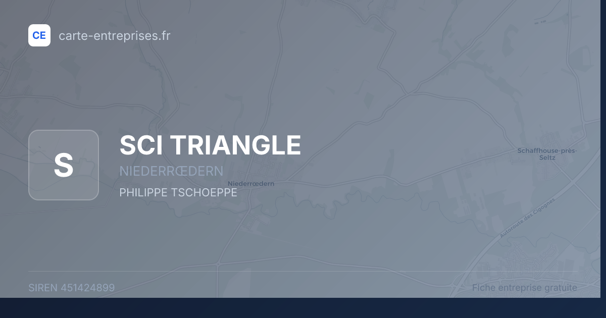 SCI TRIANGLE — 451424899 — fiche entreprise