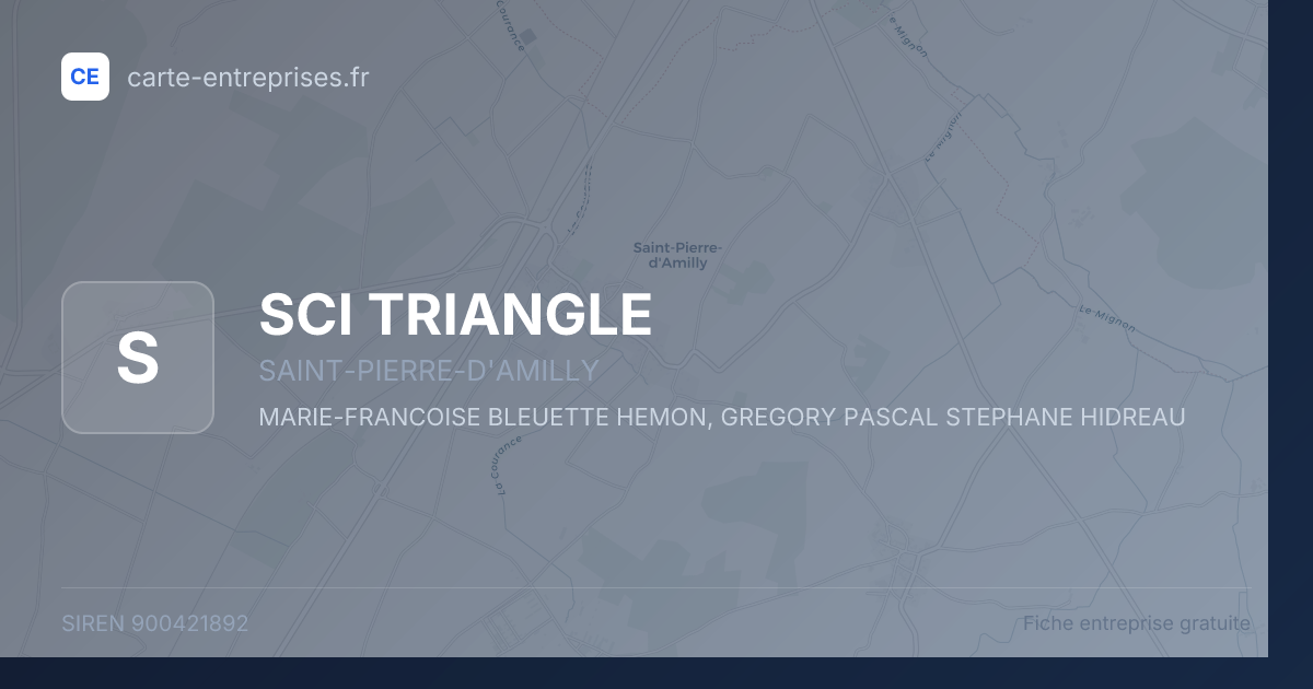 SCI TRIANGLE — 900421892 — fiche entreprise