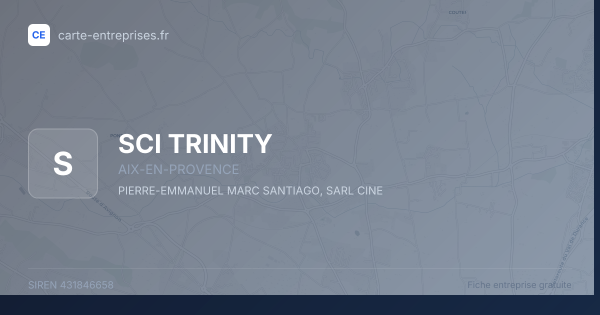 SCI TRINITY — 431846658 — fiche entreprise