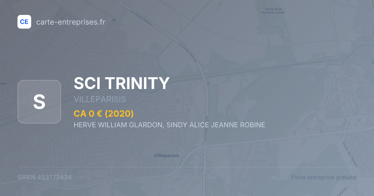 SCI TRINITY — 453773434 — fiche entreprise