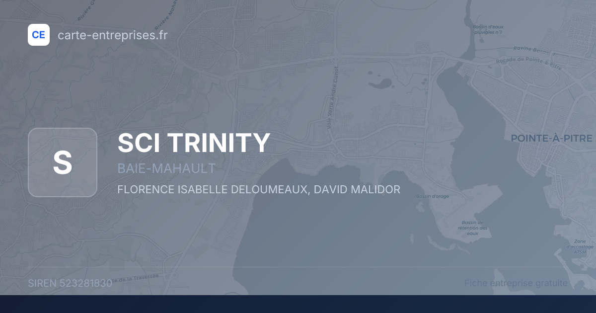 SCI TRINITY — 523281830 — fiche entreprise