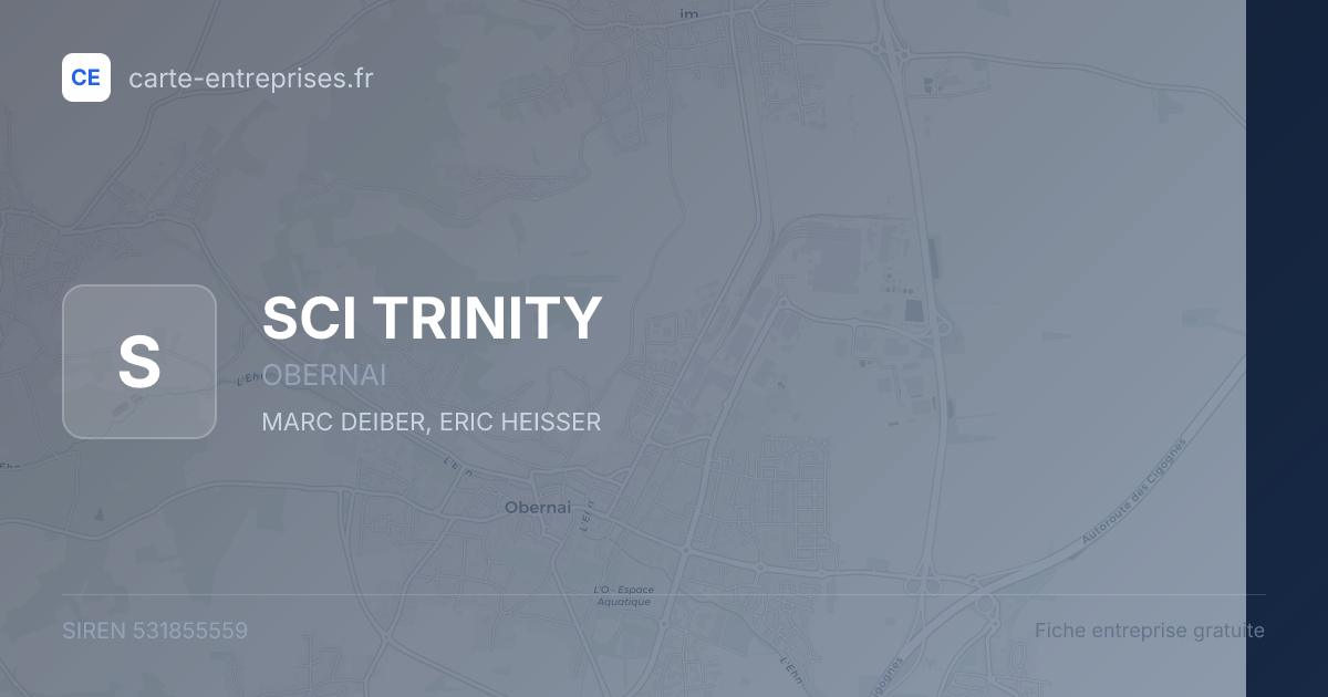 SCI TRINITY — 531855559 — fiche entreprise