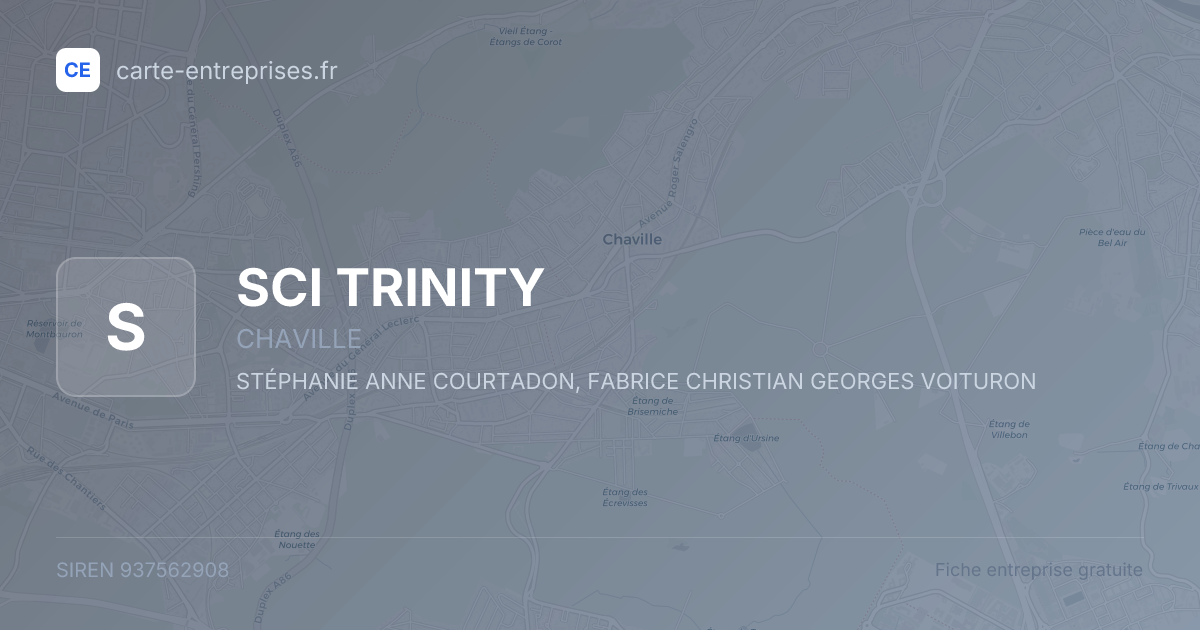 SCI TRINITY — 937562908 — fiche entreprise