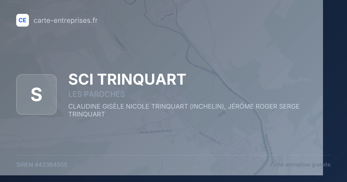 SCI TRINQUART — 443364005 — fiche entreprise