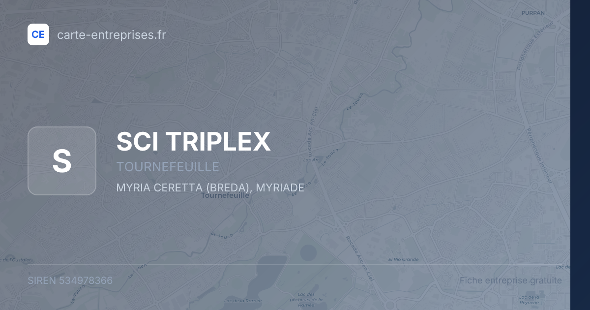 SCI TRIPLEX — 534978366 — fiche entreprise