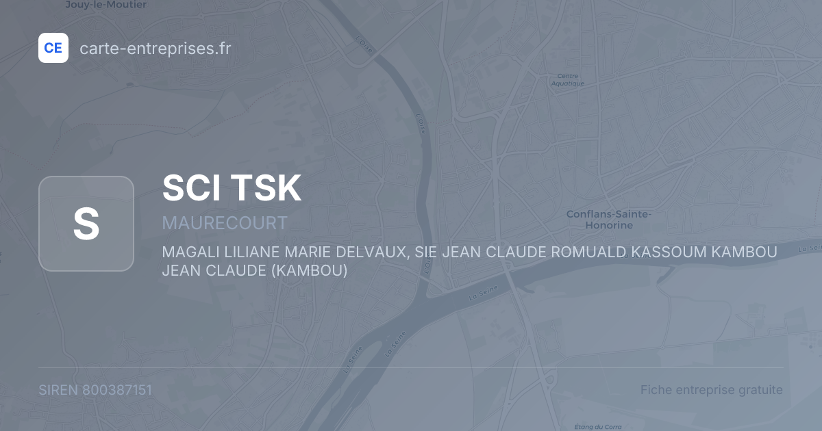 SCI TSK — 800387151 — fiche entreprise