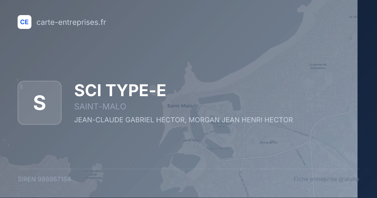 SCI TYPE-E — 988867164 — fiche entreprise