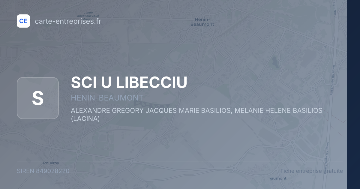 SCI U LIBECCIU — 849028220 — fiche entreprise