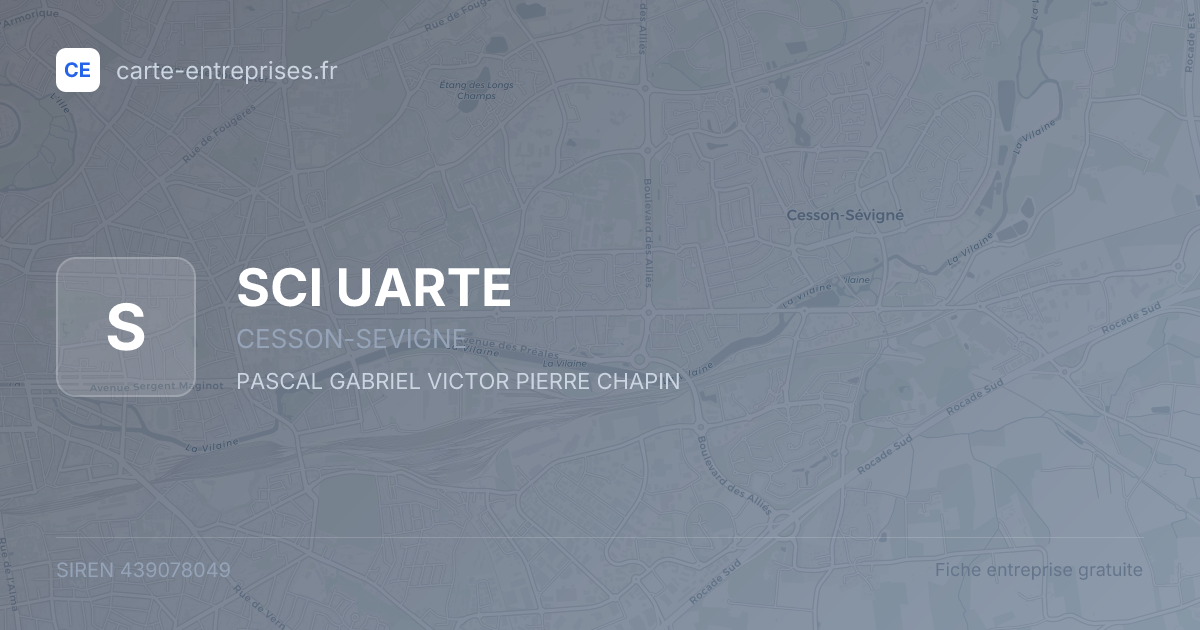 SCI UARTE — 439078049 — fiche entreprise