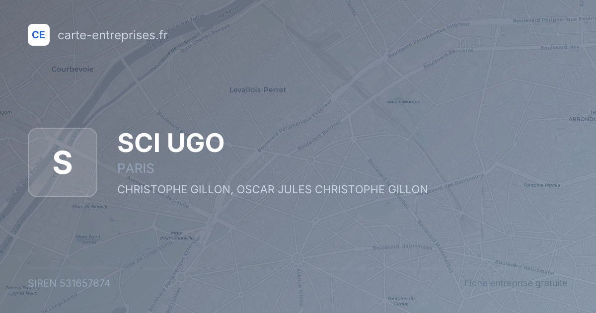 SCI UGO — 531657674 — fiche entreprise