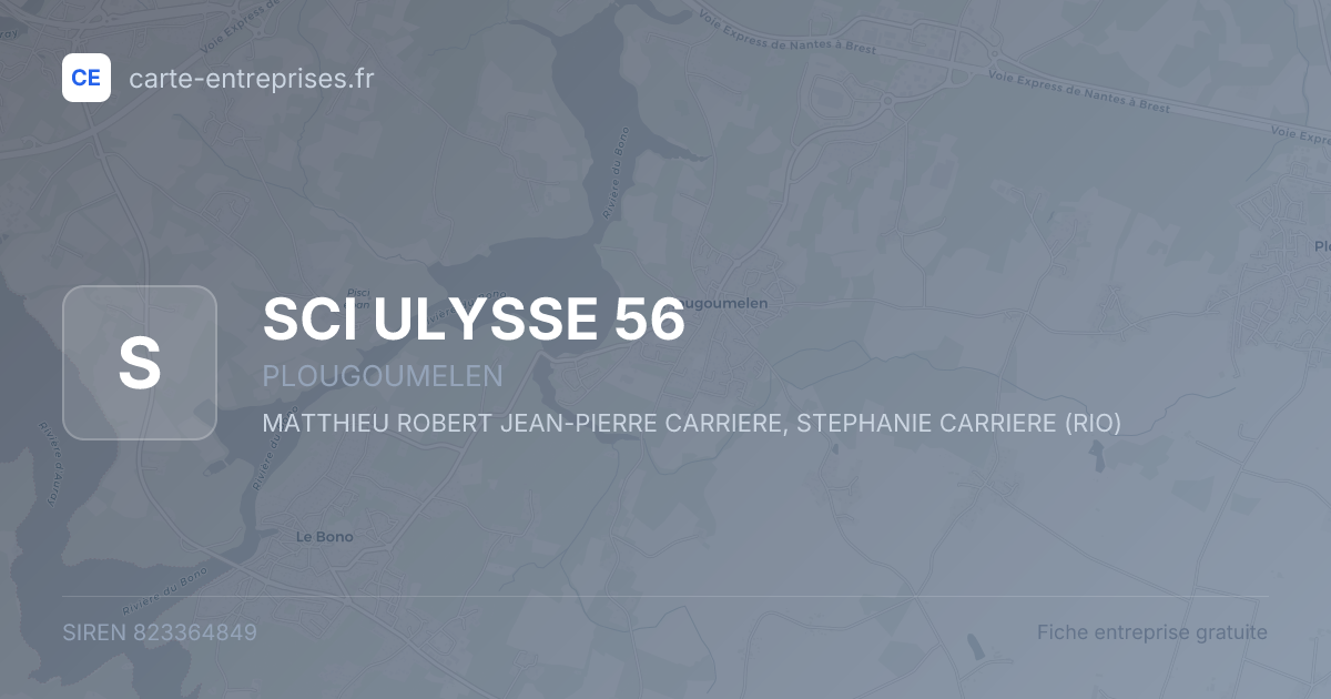 SCI ULYSSE 56 — 823364849 — fiche entreprise