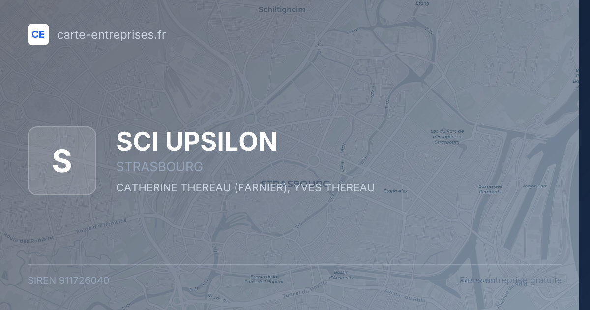 SCI UPSILON — 911726040 — fiche entreprise