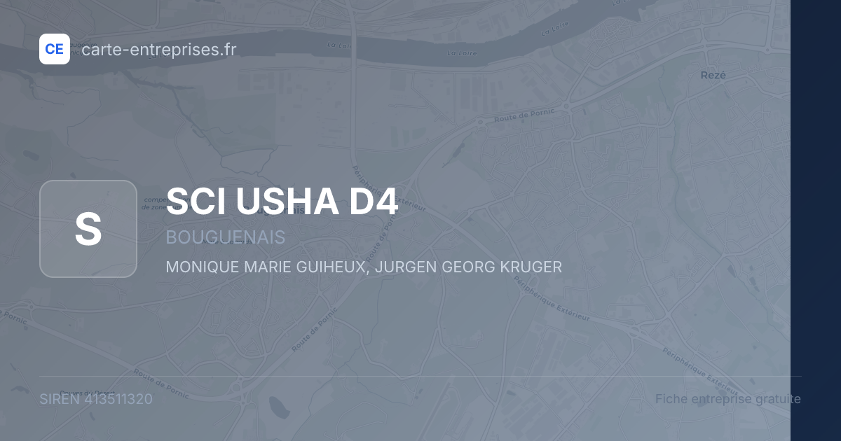 SCI USHA D4 — 413511320 — fiche entreprise