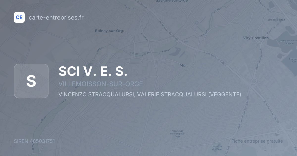 SCI V. E. S. — 485031751 — fiche entreprise