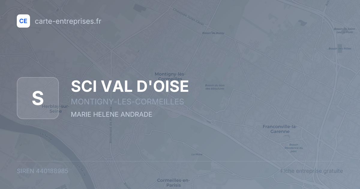 SCI VAL D'OISE — 440188985 — fiche entreprise