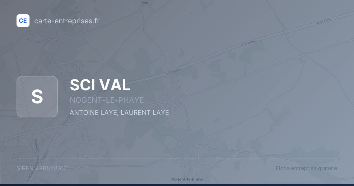 SCI VAL — 498848167 — fiche entreprise