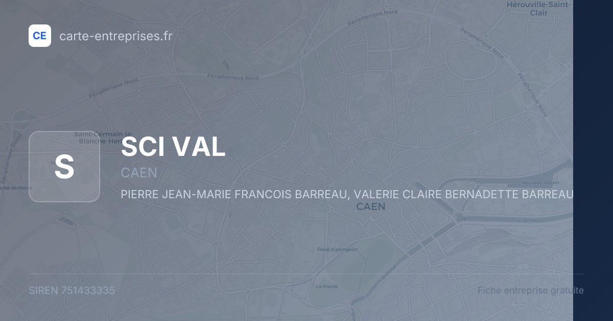 SCI VAL — 751433335 — fiche entreprise