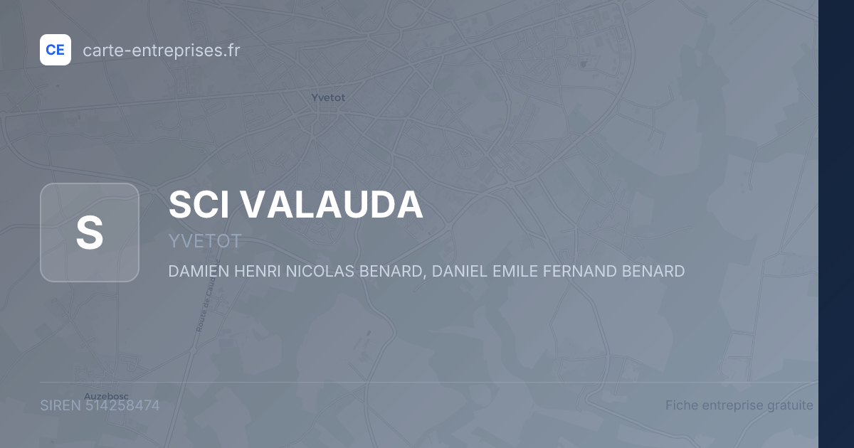 SCI VALAUDA — 514258474 — fiche entreprise