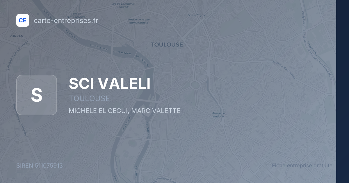 SCI VALELI — 511075913 — fiche entreprise
