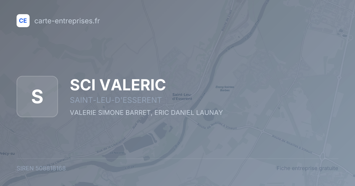 SCI VALERIC — 508818168 — fiche entreprise