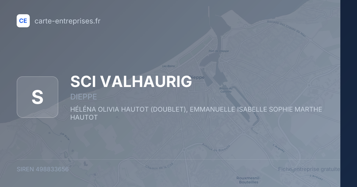 SCI VALHAURIG — 498833656 — fiche entreprise