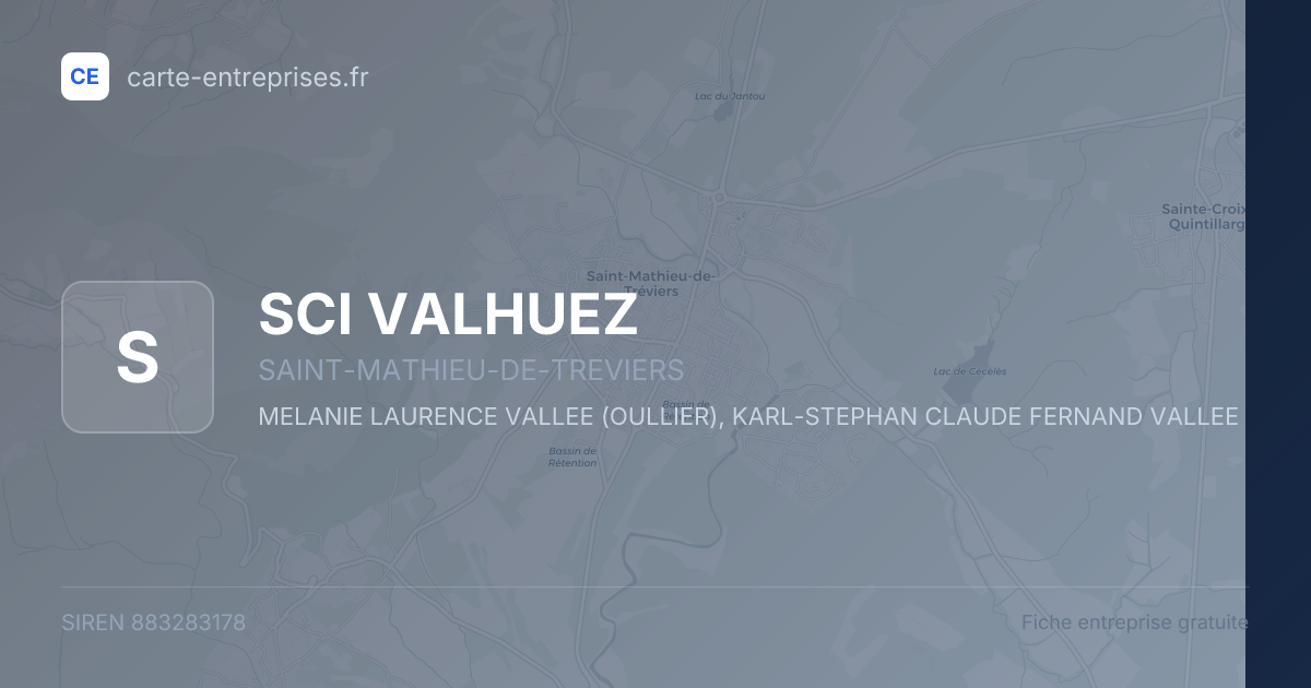 SCI VALHUEZ — 883283178 — fiche entreprise