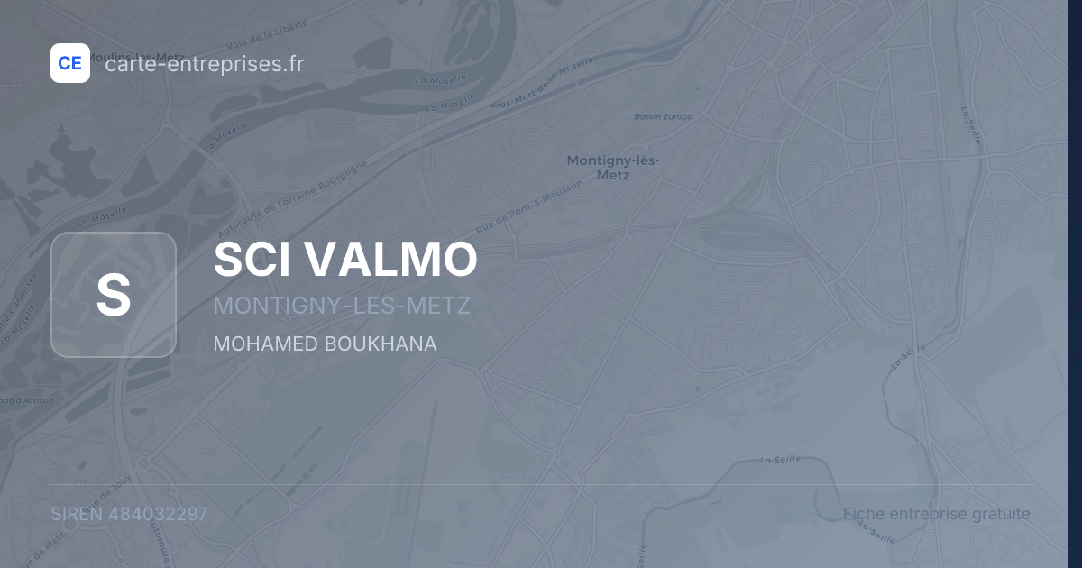 SCI VALMO — 484032297 — fiche entreprise