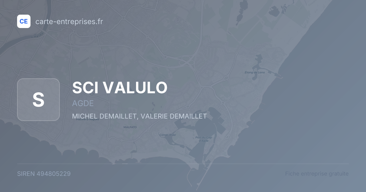 SCI VALULO — 494805229 — fiche entreprise