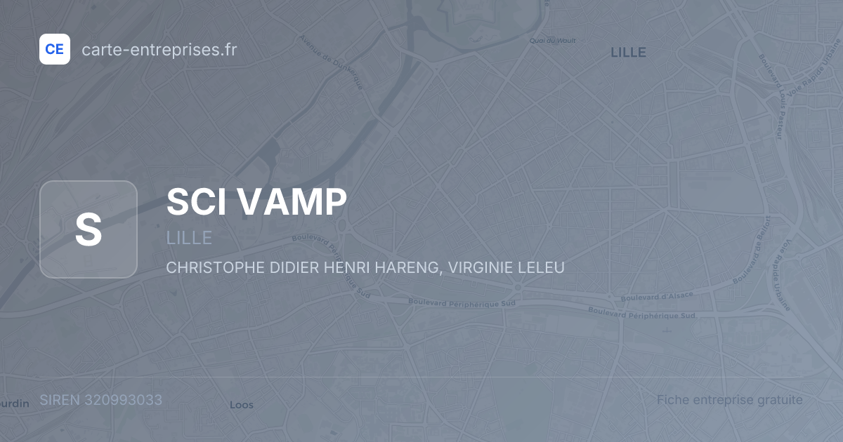 SCI VAMP — 320993033 — fiche entreprise