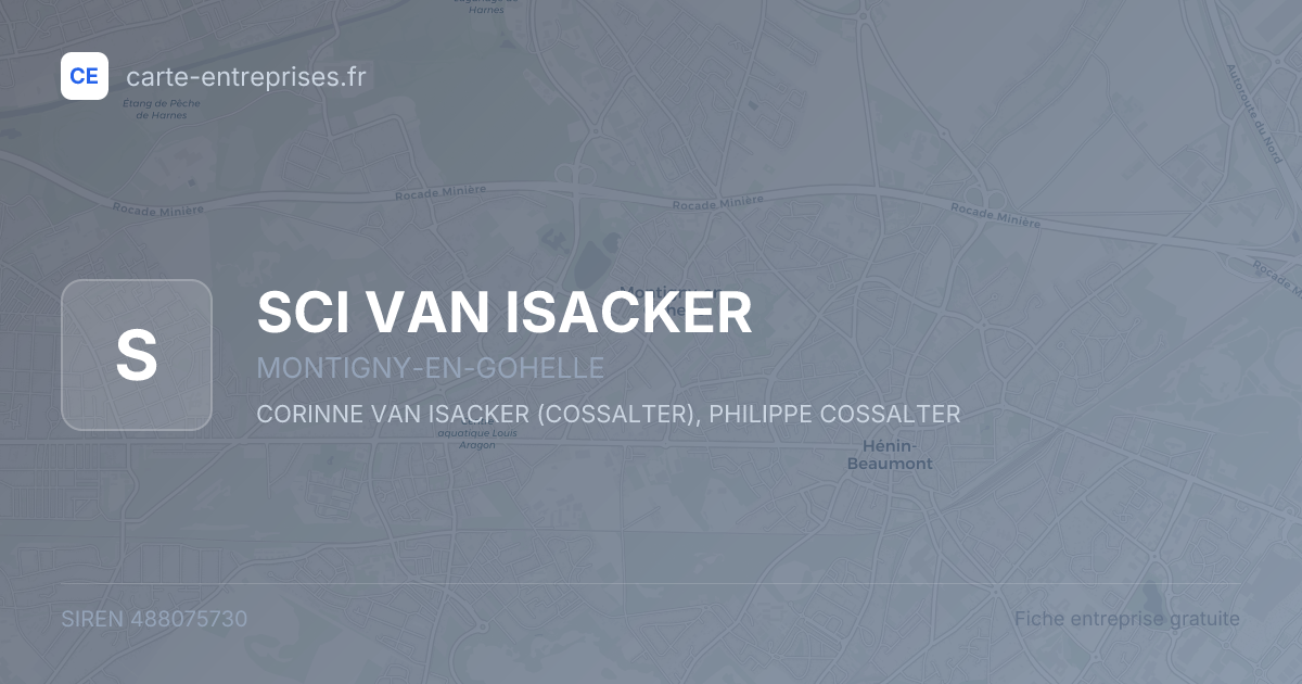 SCI VAN ISACKER — 488075730 — fiche entreprise