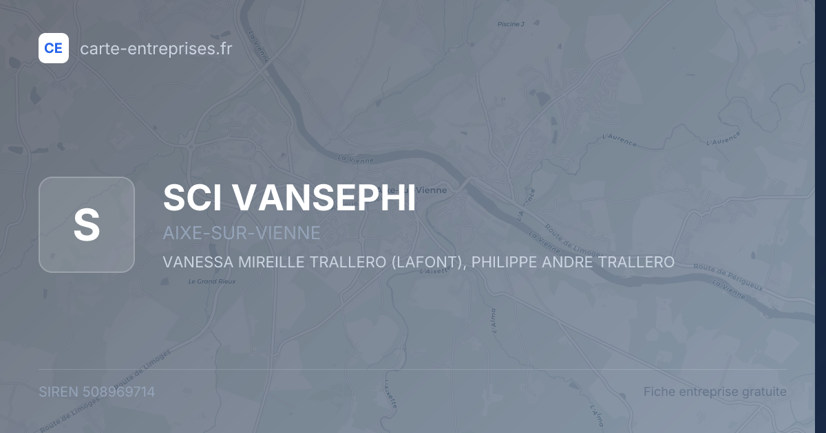 SCI VANSEPHI — 508969714 — fiche entreprise