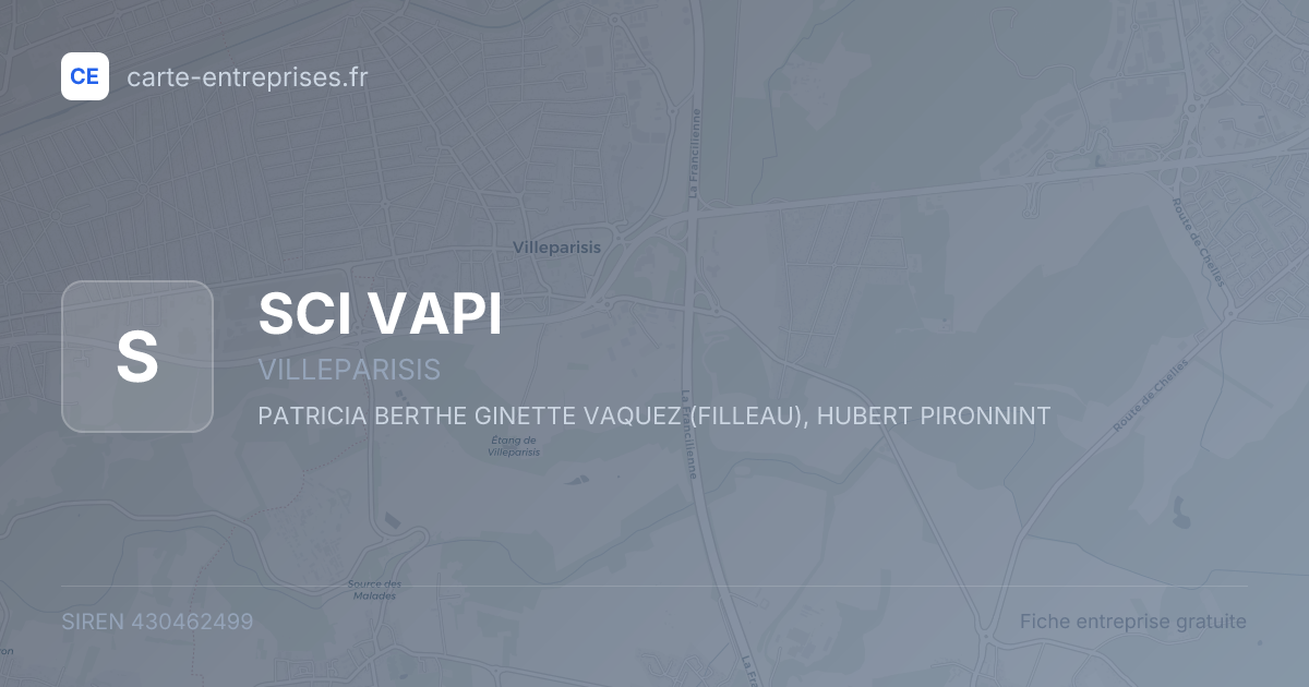 SCI VAPI — 430462499 — fiche entreprise