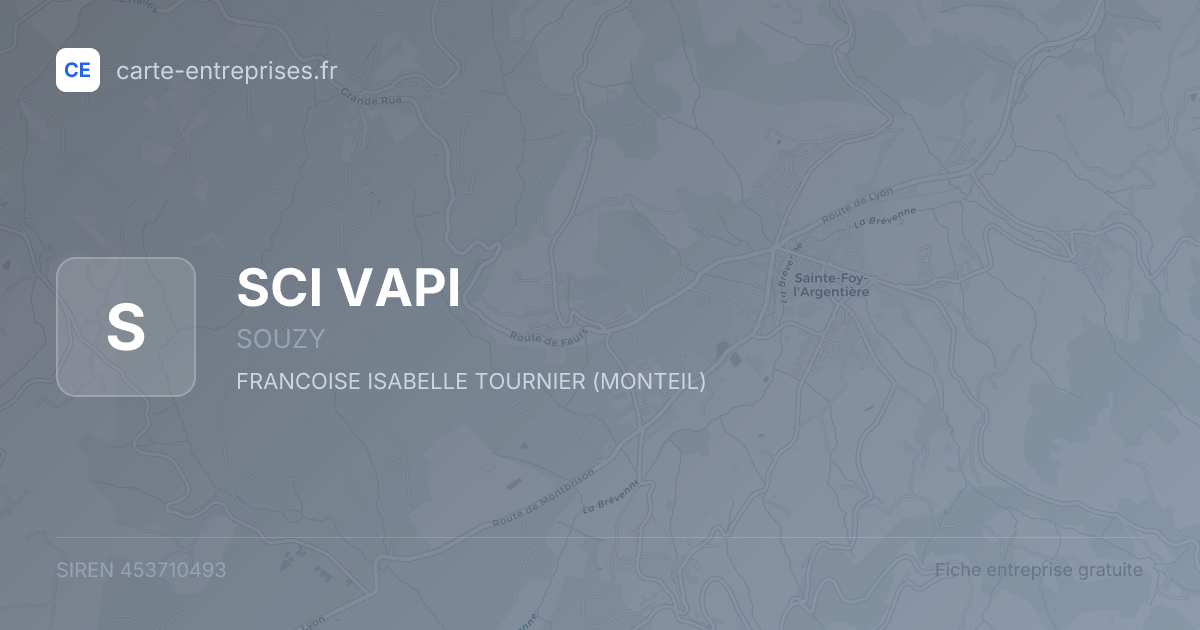 SCI VAPI — 453710493 — fiche entreprise