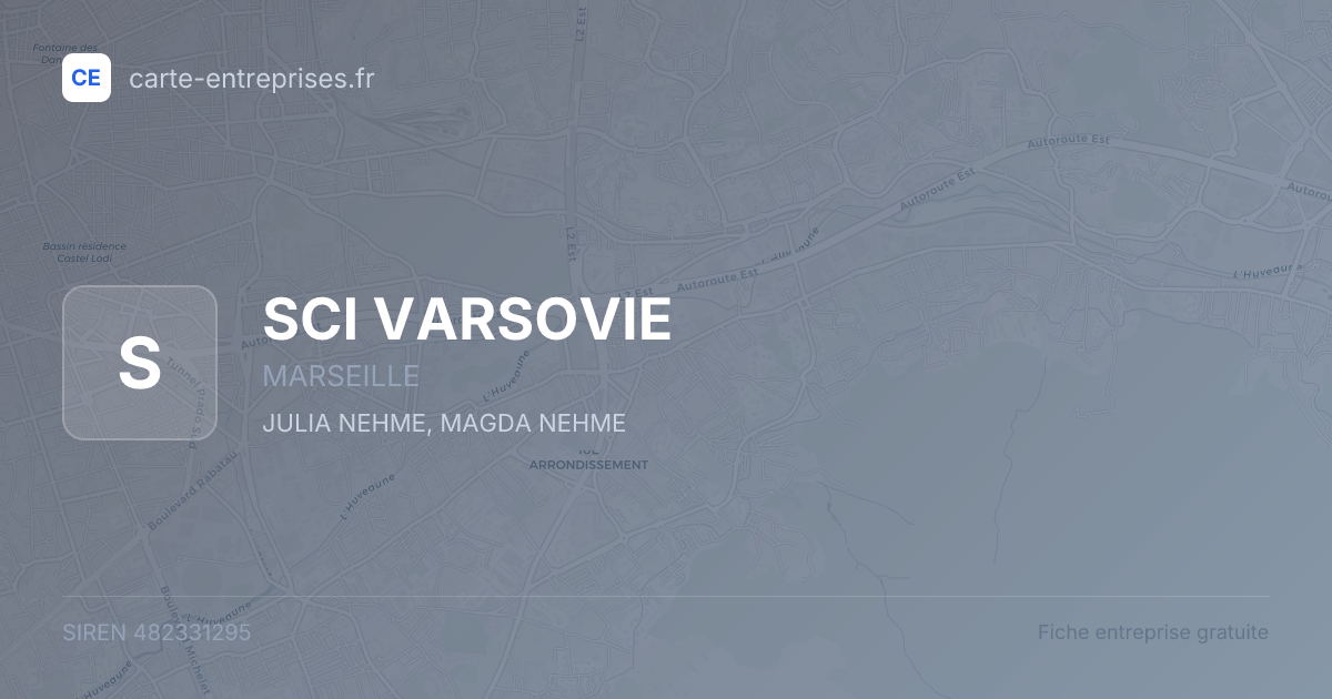 SCI VARSOVIE — 482331295 — fiche entreprise