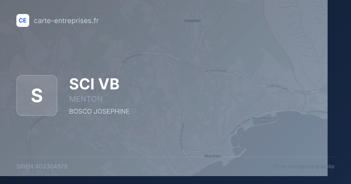 SCI VB — 403304975 — fiche entreprise